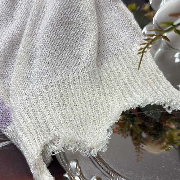 143 Story by Lineup Color Block Sweater Pastel Shades Soft Girl Coquette, M - Picture 7 of 14